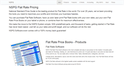 Desktop Screenshot of flatratepricebook.com